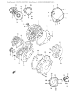 SUZUKI, GSX-R 750 K4, KURBELGEHAEUSE ABDECKUNG