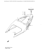 SUZUKI, GSX-R 750 K4, RAHMEN VERKLEIDUNG