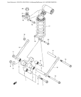 SUZUKI, GSX-R 750 K4, HINTERER DAEMPFER