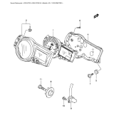 SUZUKI, GSX-R 750 K4, TACHOMETER