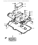 SUZUKI, GSX-R 750 H, ZYLINDER KOPF ABDECKUNG