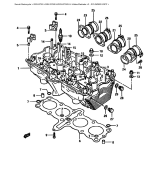 SUZUKI, GSX-R 750 H, ZYLINDER KOPF