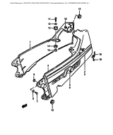SUZUKI, GSX-R 750 H, SITZABDECKUNG