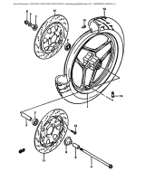 SUZUKI, GSX-R 750 H, VORDERRAD