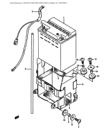 SUZUKI, GSX-R 750 H, BATTERIE