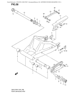 SUZUKI, GSX-R 750 Y, HINTERER SCHWINGARM