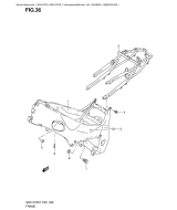 SUZUKI, GSX-R 750 Y, RAHMEN ABDECKUNG