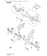 SUZUKI, GSX-R 750 Y, FUSSSTUETZE