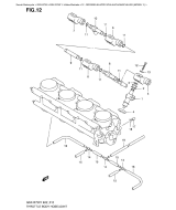 SUZUKI, GSX-R 750 Y, DROSSELKLAPPE SCHLAUCH ANSCHLUSS