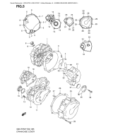 SUZUKI, GSX-R 750 Y, KURBELGEHAEUSE ABDECKUNG