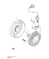 SUZUKI, LTA 75 0X EU King Quad L0, ZUENDMAGNET