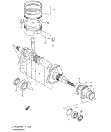 SUZUKI, LTA 75 0X EU King Quad L0, KURBELWELLE