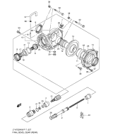 SUZUKI, LTA 75 0X EU King Quad L0, KEGELRADGETRIEBE HINTEN