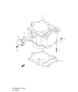 SUZUKI, LTA 75 0X EU King Quad L0, ZYLINDER