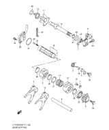 SUZUKI, LTA 75 0X EU King Quad L0, GANGWECHSEL