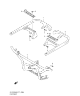 SUZUKI, LTA 75 0X EU King Quad L0, FUSSSTUETZE