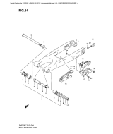 SUZUKI, RM 250 EU K8, HINTERER SCHWINGARM