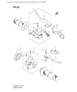 SUZUKI, RM 250 EU K8, GRIFFHEBEL