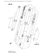 SUZUKI, RM 250 EU K8, FRONT DAEMPFER