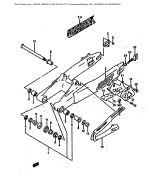 SUZUKI, RM 250 EU S, HINTERER SCHWINGARM