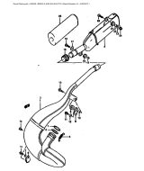SUZUKI, RM 250 EU S, AUSPUFF