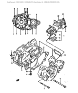 SUZUKI, RM 250 EU S, KURBELGEHAEUSE