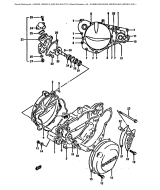 SUZUKI, RM 250 EU S, KURBELGEHAEUSE ABDECKUNG