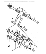 SUZUKI, RM 250 EU S, DAEMPFUNGSHEBEL