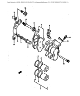 SUZUKI, RM 250 EU S, FRONT BREMSSATTEL