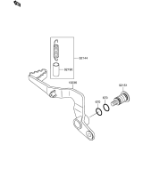 SUZUKI, RM 65 EU K5, BREMSPEDAL