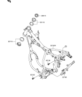 SUZUKI, RM 65 EU K5, RAHMEN ABDECKUNG