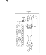 SUZUKI, RM 65 EU K5, STOSSDAEMPFER