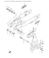 SUZUKI, RM 80 X EU X, HINTERER SCHWINGARM