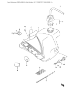 SUZUKI, RM 80 X EU X, TREIBSTOFF TANK