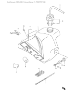 SUZUKI, RM 80 EU Y, TREIBSTOFF TANK