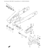 SUZUKI, RM 80 EU K1, HINTERER SCHWINGARM