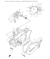 SUZUKI, RM 80 EU K1, KURBELGEHAEUSE ABDECKUNG - WASSER PUMPE