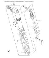 SUZUKI, RM 80 EU Y, HINTERER STOSSDAEMPFER