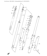 SUZUKI, RM 80 EU K1, FRONT DAEMPFER