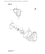 SUZUKI, RMZ 450 EU K9, WASSER PUMPE