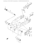 SUZUKI, SV 1000 S K3, HINTERER SCHWING ARM