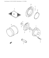 SUZUKI, SV 1000 K3, OEL PUMPE