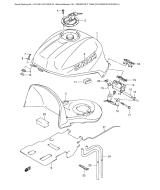 SUZUKI, SV 1000 S K3, TREIBSTOFF TANK