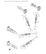 SUZUKI, SV 1000 S K3, NOCKENWELLE VENTIL