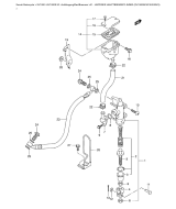 SUZUKI, SV 1000 S K3, HINTERER HAUPTBREMSZYLINDER