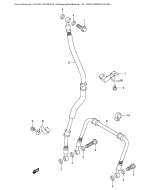 SUZUKI, SV 1000 K3, FRONT BREMS LEITUNG