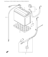 SUZUKI, SV 1000 S K3, BATTERIE