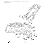 SUZUKI, SV 650 K5, RAHMEN ABDECKUNG