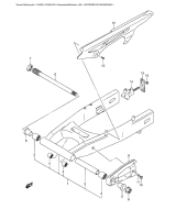 SUZUKI, SV 650 K5, HINTERER SCHWINGARM