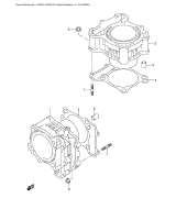 SUZUKI, SV 650 K5, ZYLINDER